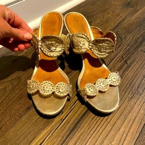 Jack Rogers wedges. Size 9.